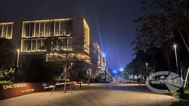 產業園亮化工程夜景圖